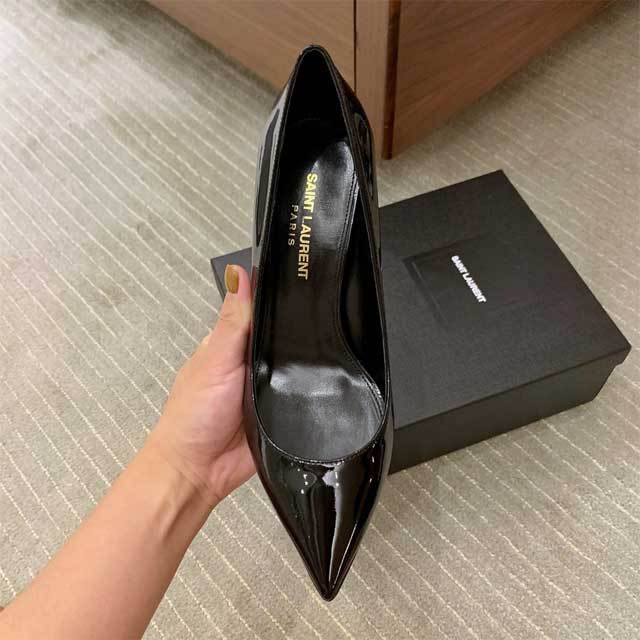 Pointed Toe Women Leather High Heels