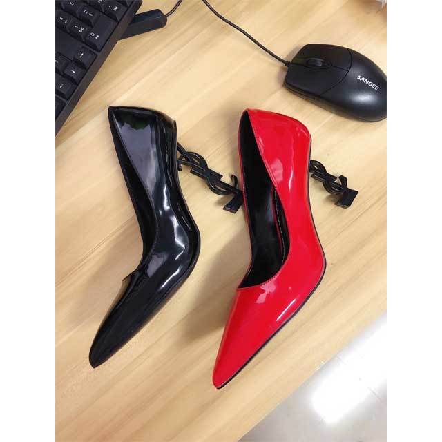 Pointed Toe Women Leather High Heels