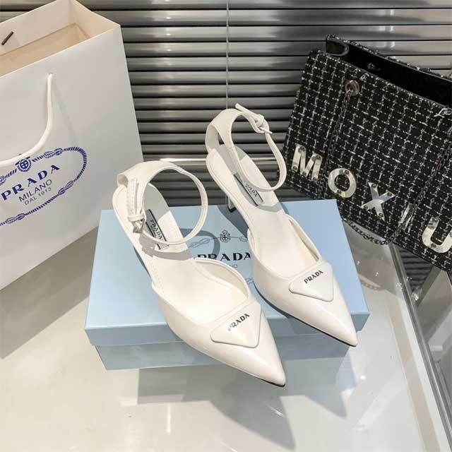 Pointed Toe Leather Women High Heeled Sandals