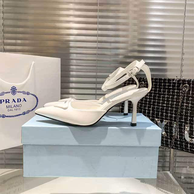 Pointed Toe Leather Women High Heeled Sandals