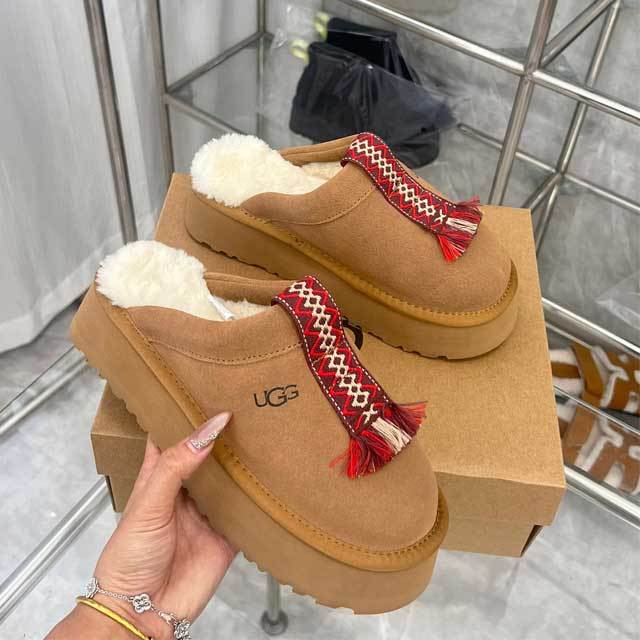 Fashion Platform Furry Slides