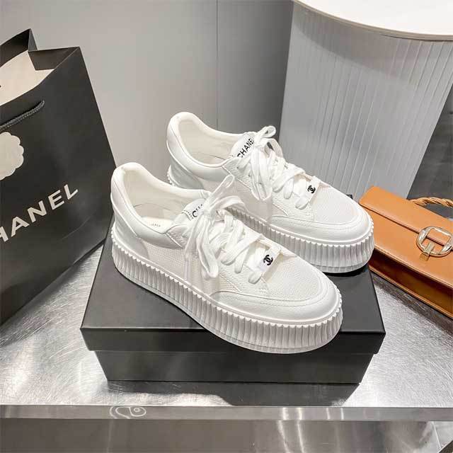 Lace-Up Fashion Women Platform Sneakers