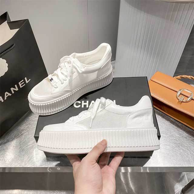 Lace-Up Fashion Women Platform Sneakers