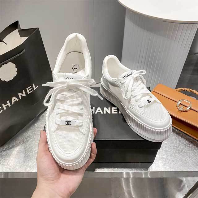 Lace-Up Fashion Women Platform Sneakers