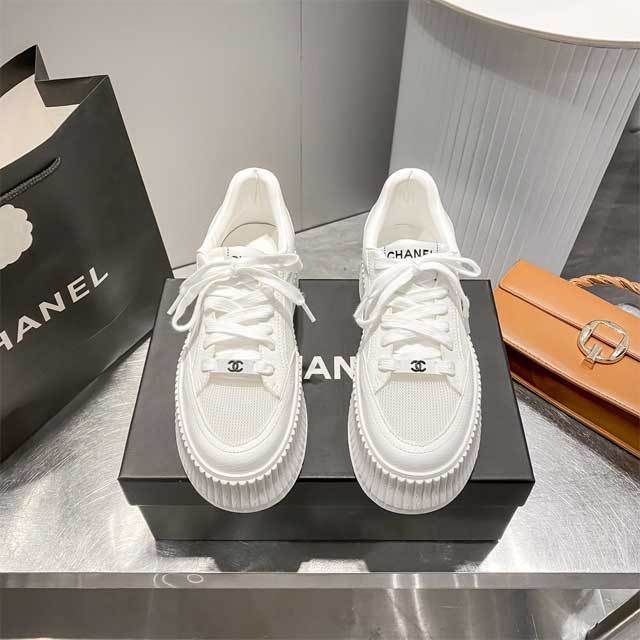 Lace-Up Fashion Women Platform Sneakers