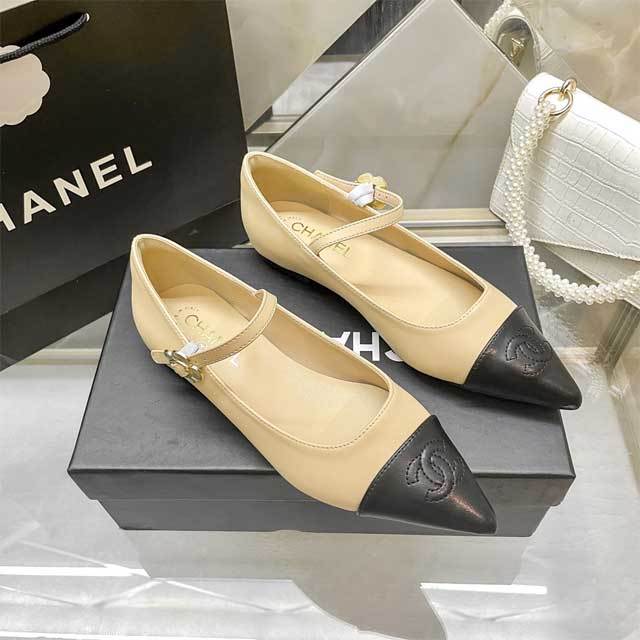 Leather Pointed Toe Pumps