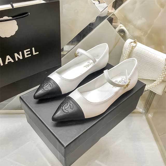 Leather Pointed Toe Pumps