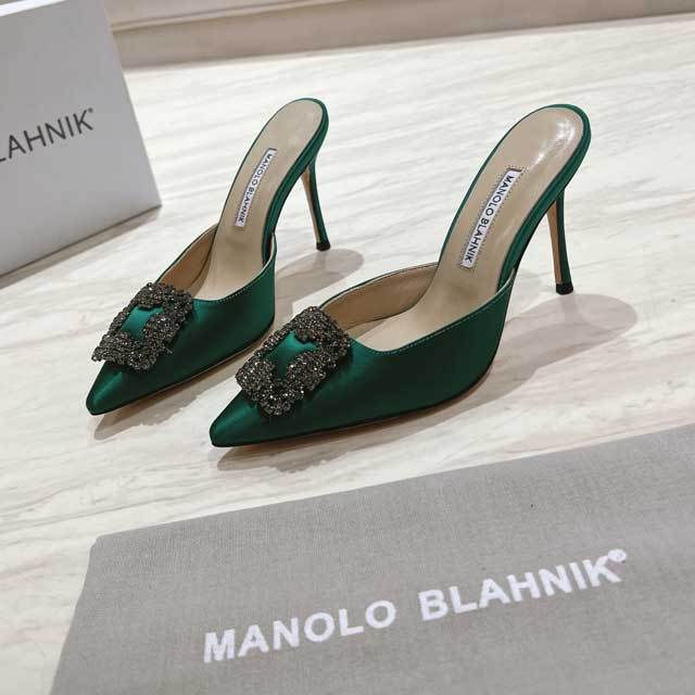 Pointed Toe Rhinestones High Heeled Sandals