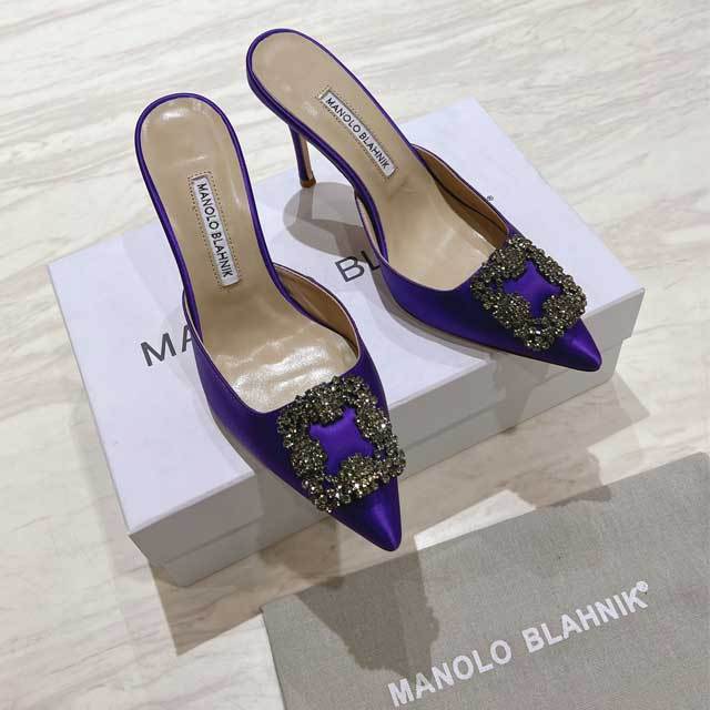 Pointed Toe Rhinestones High Heeled Sandals