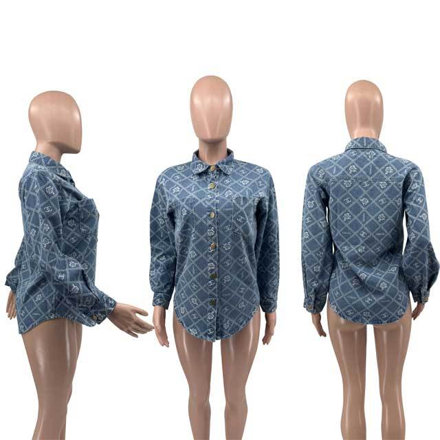 Fashion Denim Shirt Jacket