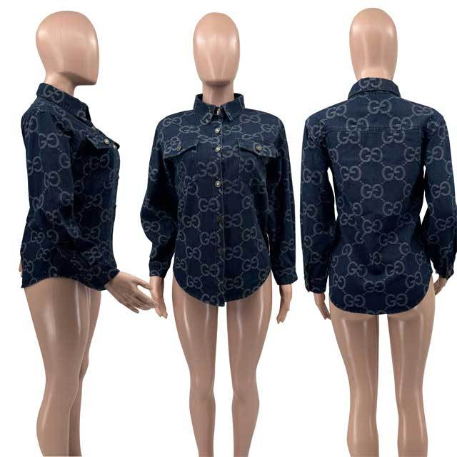 Fashion Denim Shirt Jacket