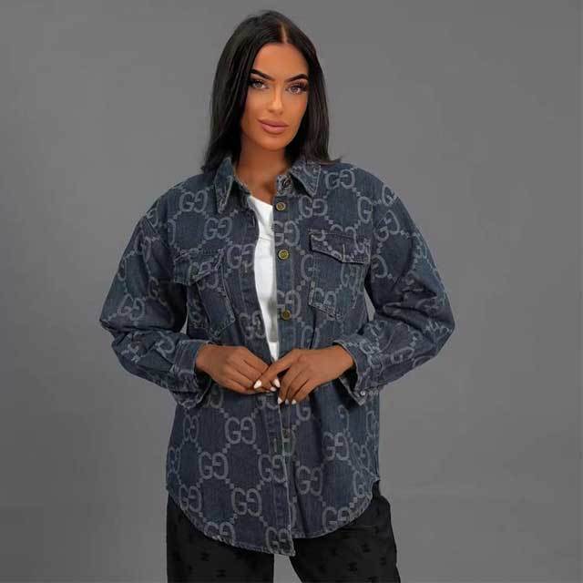 Fashion Denim Shirt Jacket