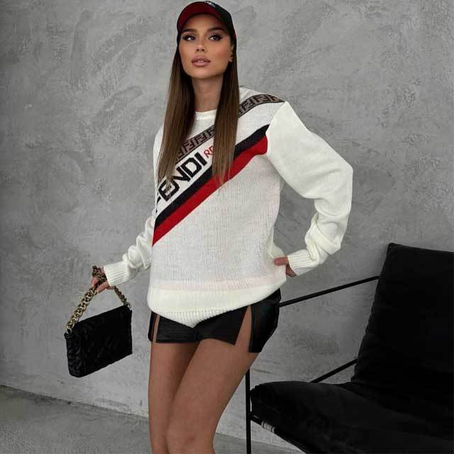 Knit Fashion Sweater Top