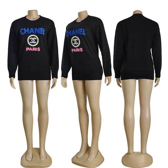 Embroidery Knit Sweater Top