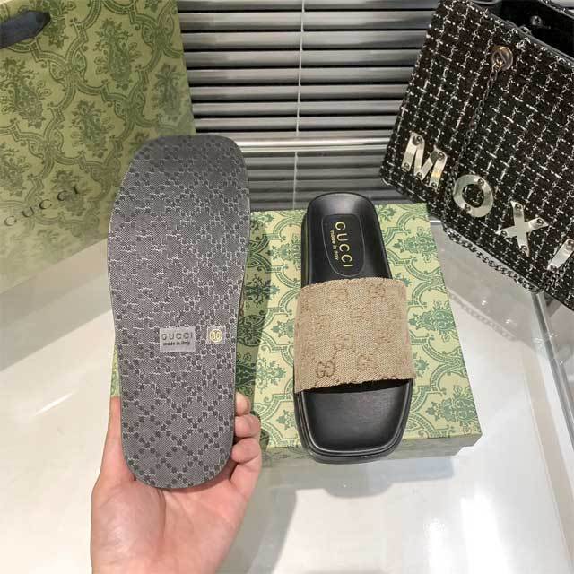 Fashion Embroidery Unisex Flat Slides