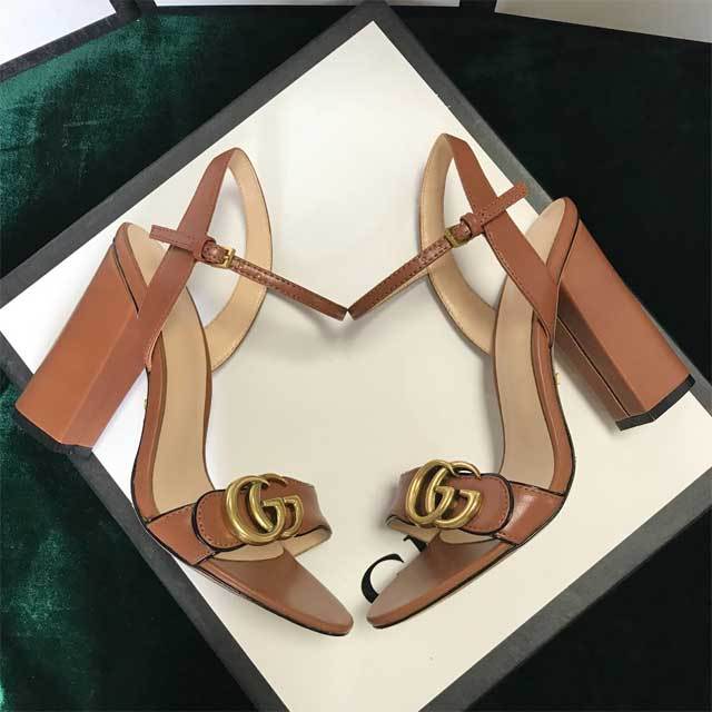 Fashion Ankle Strap Chunky Sandals