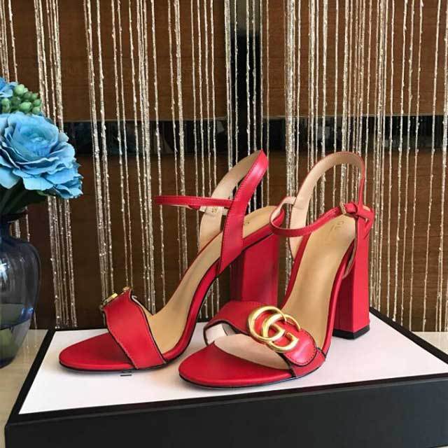 Fashion Ankle Strap Chunky Sandals