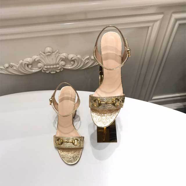 Open Toe Chunky Heeled Sandals