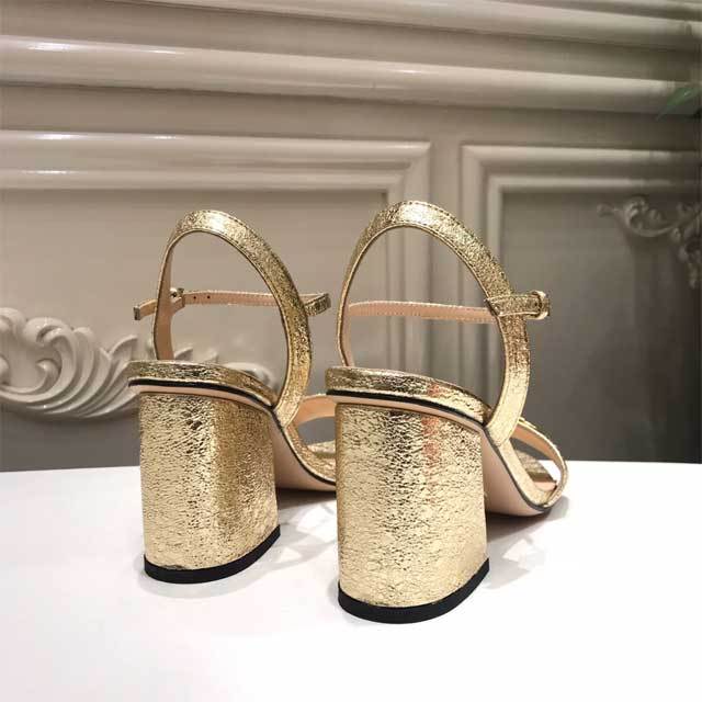 Open Toe Chunky Heeled Sandals