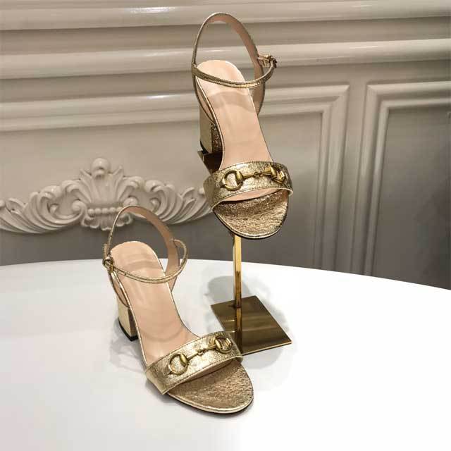 Open Toe Chunky Heeled Sandals