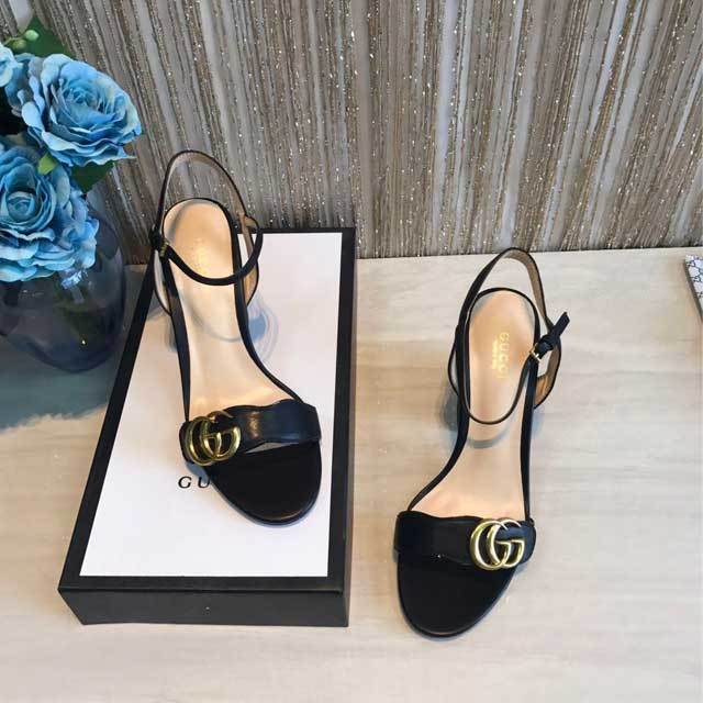Open Toe Chunky Heeled Sandals