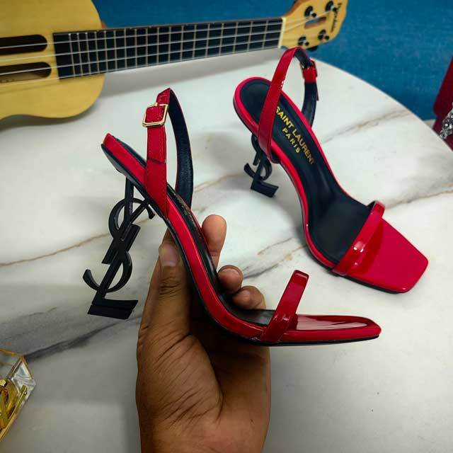 Square Toe High Heeled Sandals