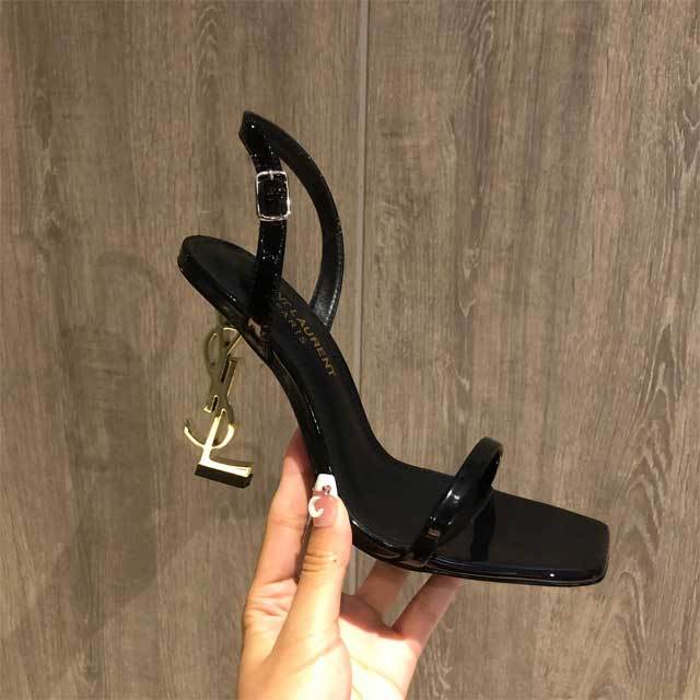 Square Toe High Heeled Sandals