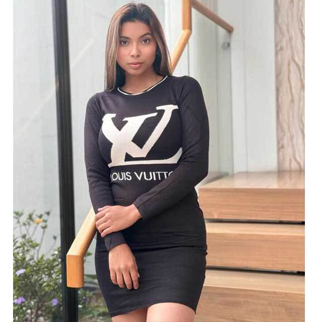 Long Sleeve Knit Sweater Dress