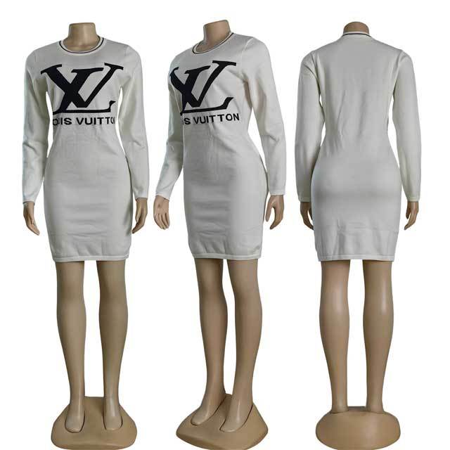 Long Sleeve Knit Sweater Dress