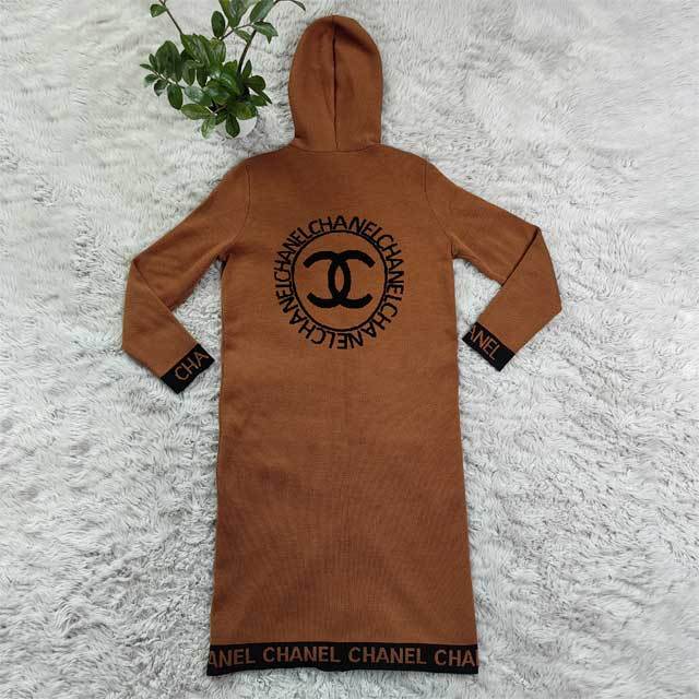 Fashion Hooded Sweater Cardigan Coat