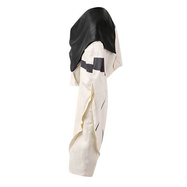 Contrast Color Motorcycle Short Jacket