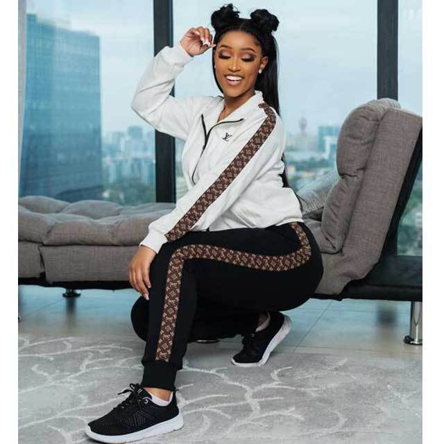 Embroidery Casual Jogging Suit