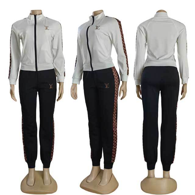Embroidery Casual Jogging Suit