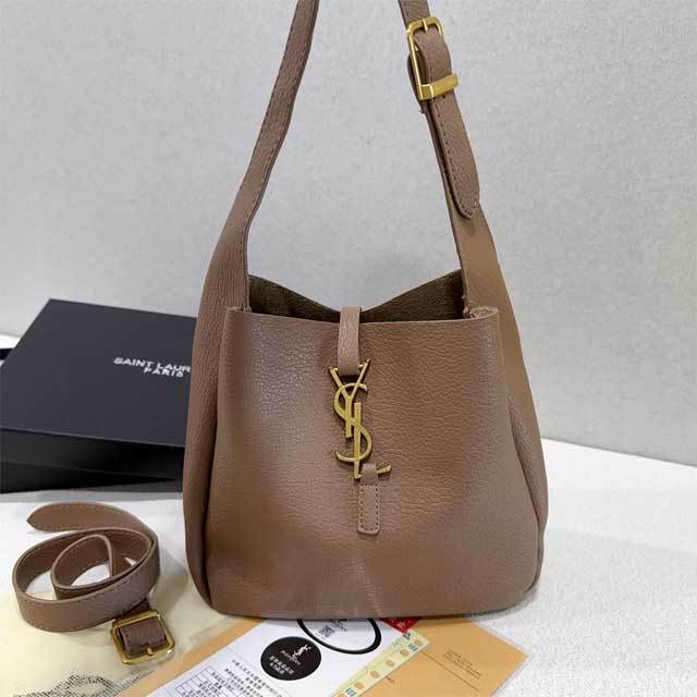 Metal Logo Leather Fashion Shoulder Bag