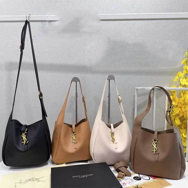 Metal Logo Leather Fashion Shoulder Bag