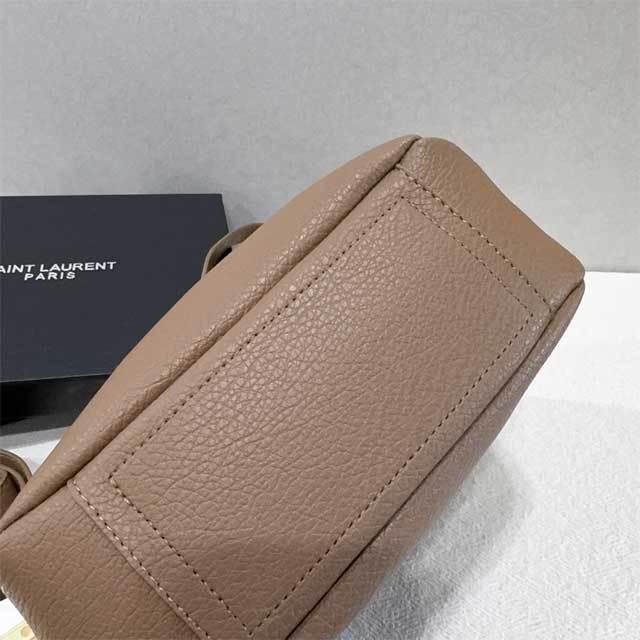 Metal Logo Leather Fashion Shoulder Bag