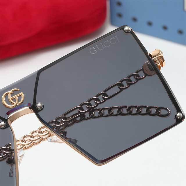 Oversize Rimless Metal Glasses
