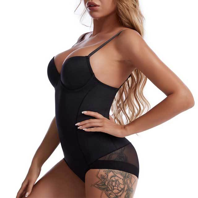 Plus Size Underwire Cupped Bodysuit