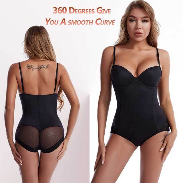 Plus Size Underwire Cupped Bodysuit