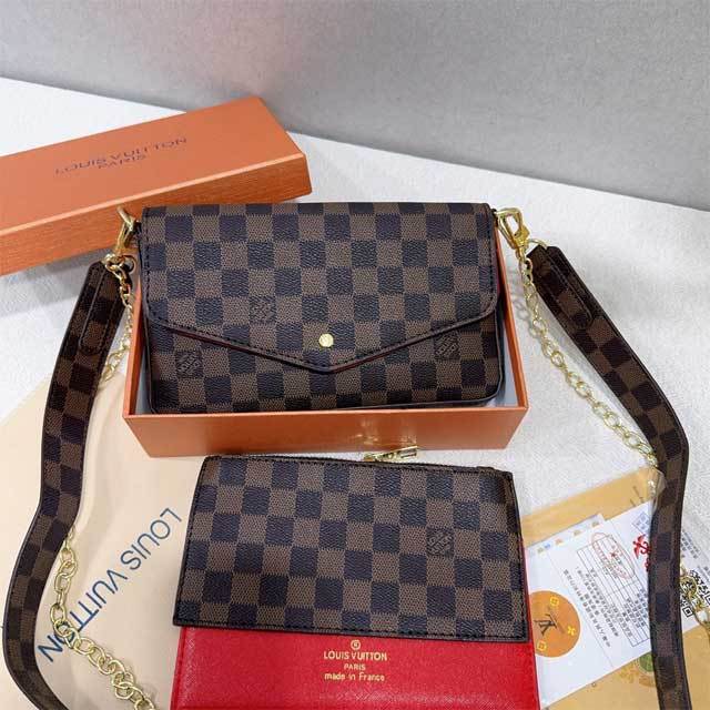 Printed Leather Fashion Messenger Bag