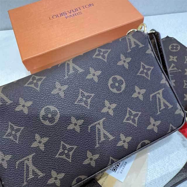 Printed Leather Fashion Messenger Bag