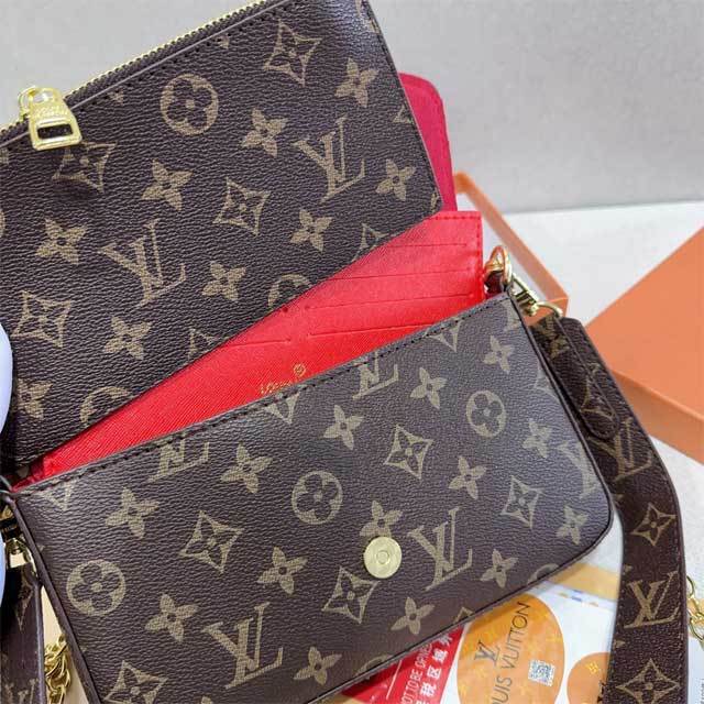 Printed Leather Fashion Messenger Bag