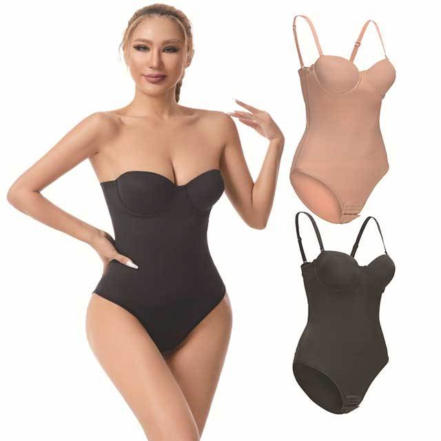 Seamless One-piece Strapless Bodysuit