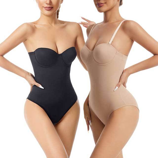 Seamless One-piece Strapless Bodysuit
