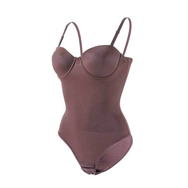 Seamless One-piece Strapless Bodysuit