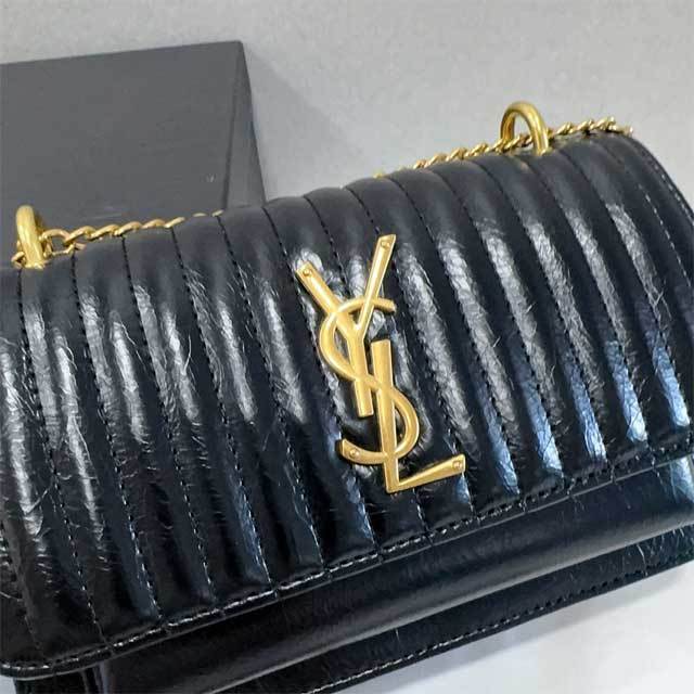 Metal Logo Leather Fashion Messenger Bag