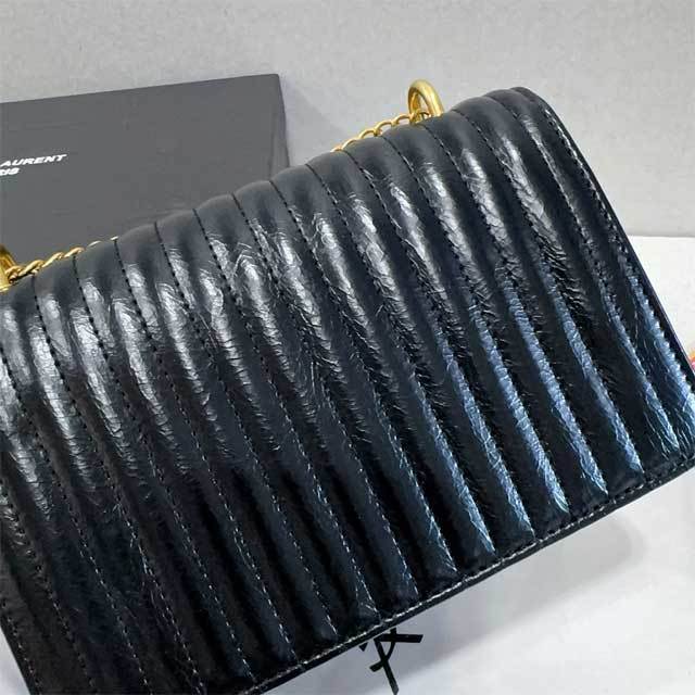 Metal Logo Leather Fashion Messenger Bag