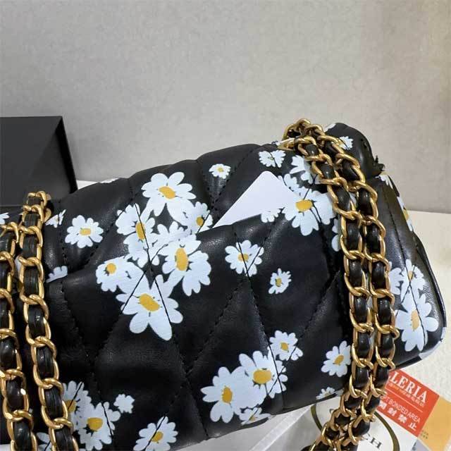 Printed Leather Fashion Messenger Bag