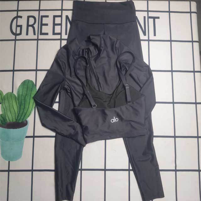 Letter Print Skinny 3 Piece Tracksuit Set