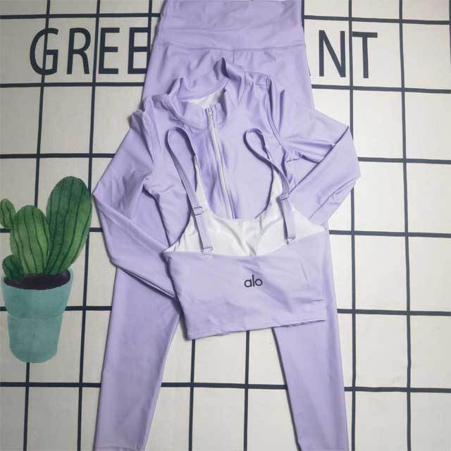 Letter Print Skinny 3 Piece Tracksuit Set